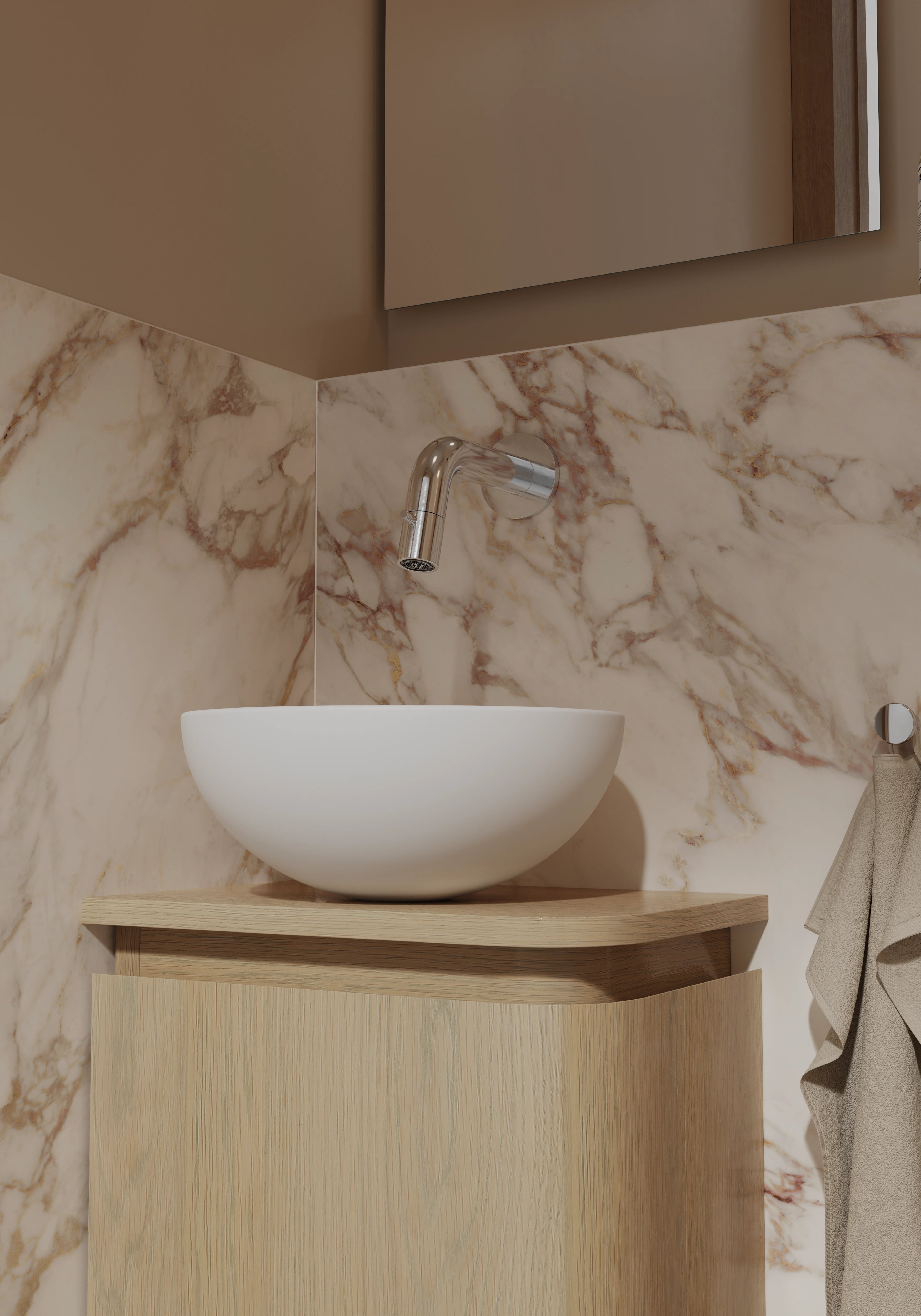 Epoch toiletmeubel 35.5cm blanc kleur moderne toilet