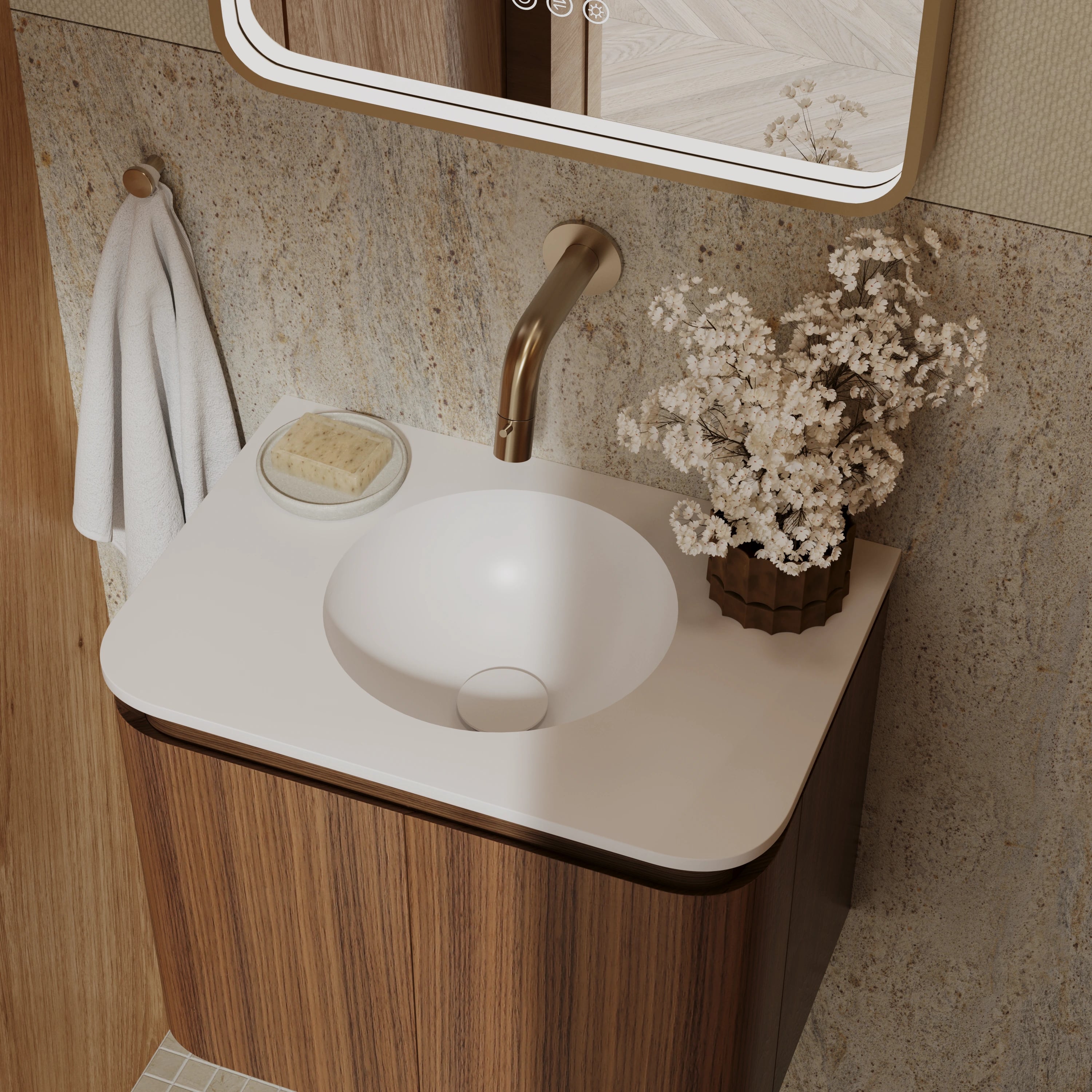 Epoch toiletmeubel 50.5cm breed luxe Sjithouse collectie