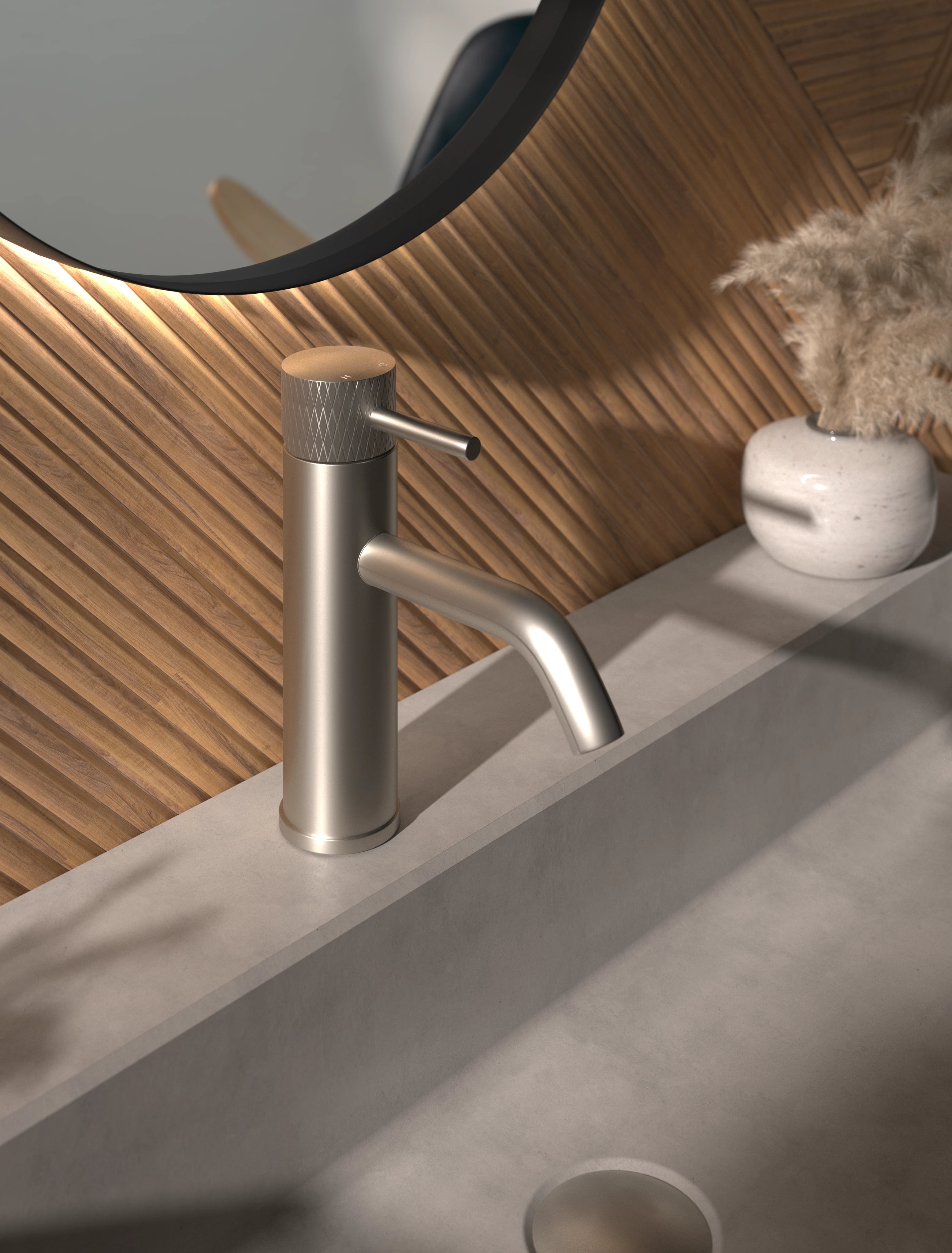 Thor wastafelkraan in stijlvolle badkamerinstelling