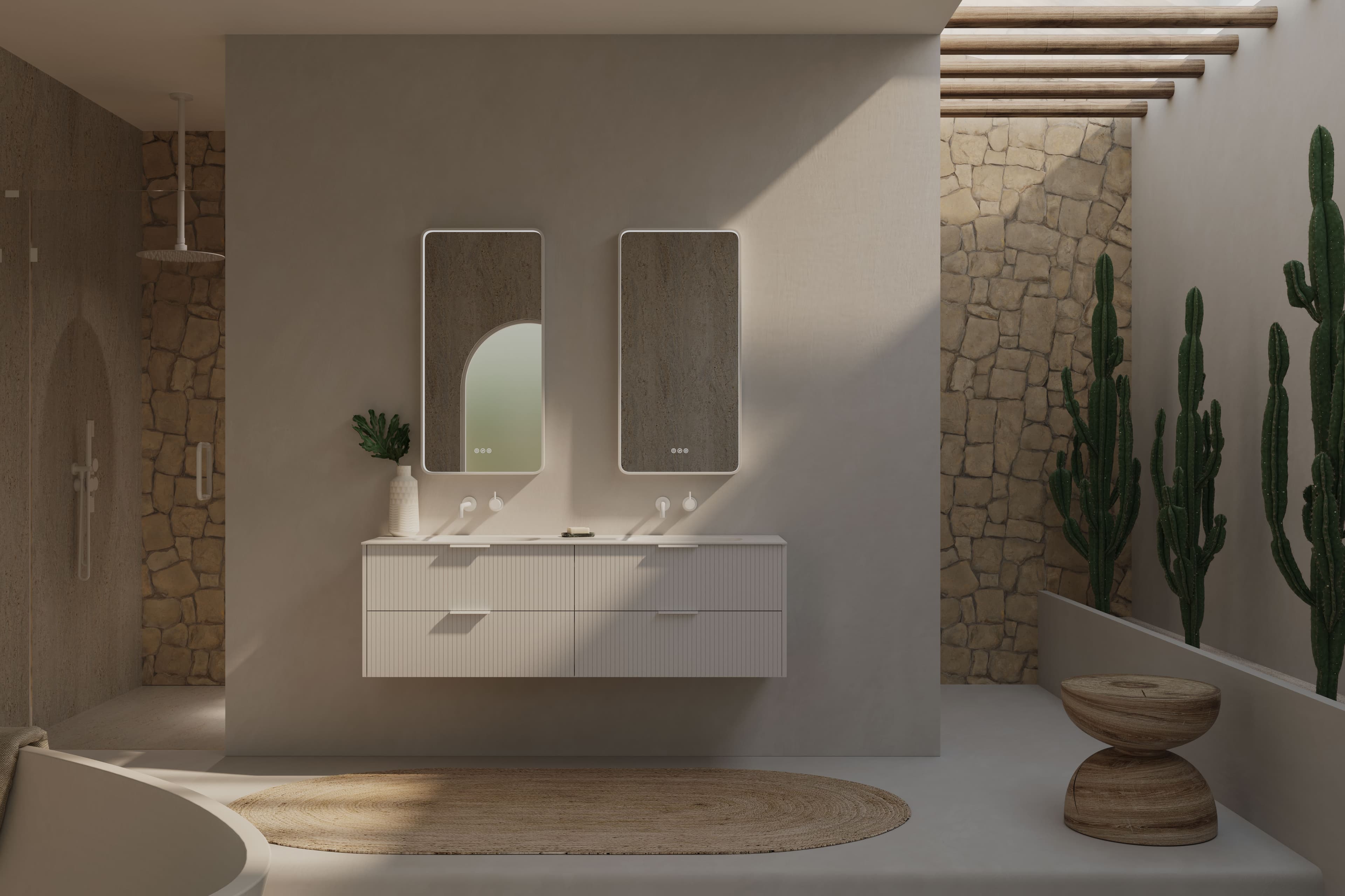 Modena Ibiza White Massiv 160