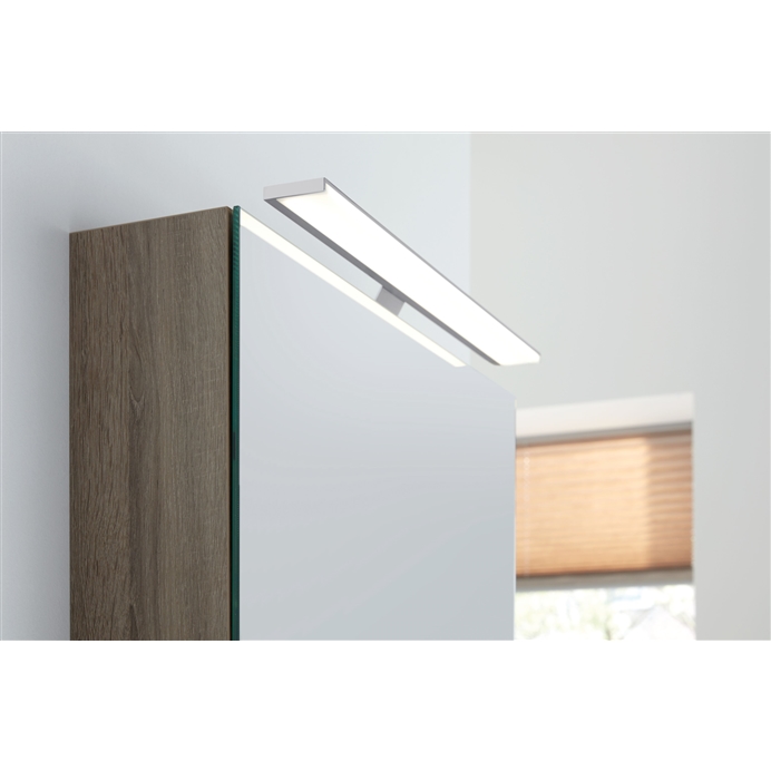 Flat led lamp alu tbv Basic spiegelkast